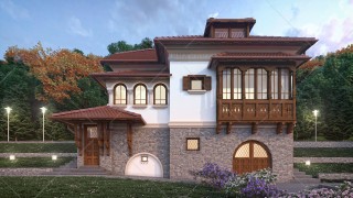 Proiect casa traditionala parter + etaj + mansarda (170 mp) - Resedinta Munteanu